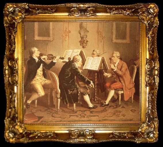 framed  hans werer henze A string quartet of the 18th century, ta009-2